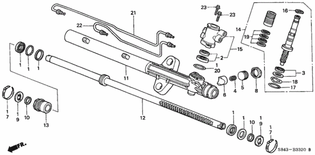 P.S. Gear Box Components for 2002 Honda Accord #0