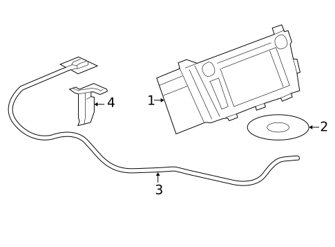 Navigation System Components for 2009 Buick Lucerne #0
