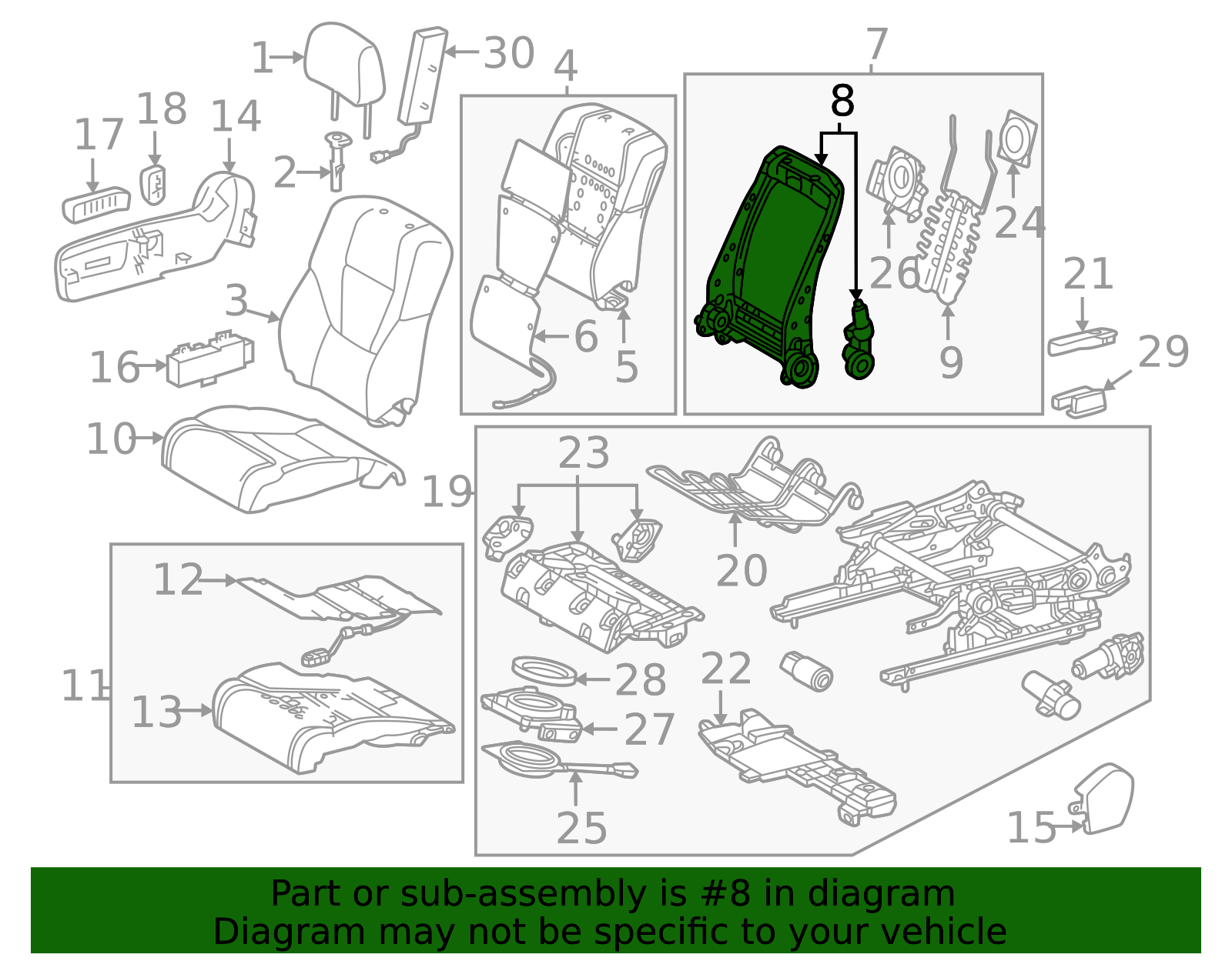 Seat Back Frame 71013-0C140 | Toyota Parts Center