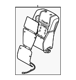 715050C020 - Body: Seat Back Assembly for Toyota: Sequoia, Tundra Image