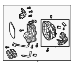 2013 Honda Civic - Mirror Set R (Coo)(R.C.)