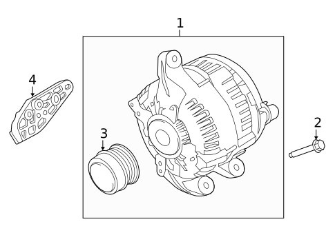 Alternator for 2021 Lincoln Corsair #3