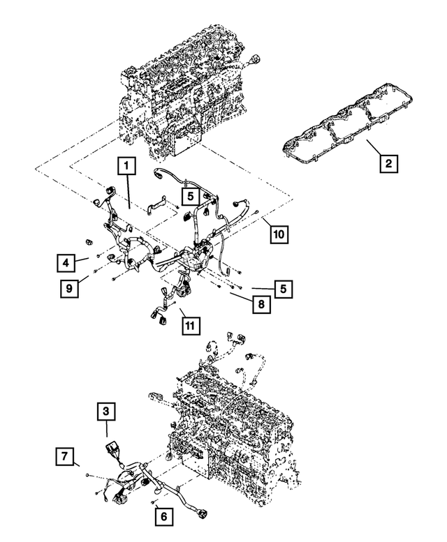 68078947AB - Electrical: Engine Wiring for Mopar Image