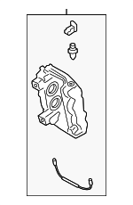 992615123AS - Brakes: Caliper for Porsche: 911 Image