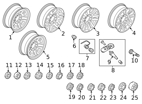 Wheels for 2022 Ford F-350 Super Duty #2