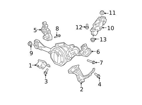 Engine & Trans Mounting for 2007 Dodge Ram 1500 #0