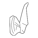 88982586 - Body: Hanger for Chevrolet: Silverado 1500, Silverado 1500 Classic, Silverado 1500 HD, Silverado 1500 HD Classic | GMC: Sierra 1500, Sierra 1500 Classic, Sierra 1500 HD, Sierra 1500 HD Classic Image