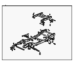 15148508 - Body: Frame Assembly for Chevrolet: Silverado 1500, Silverado 1500 Classic | GMC: Sierra 1500, Sierra 1500 Classic Image
