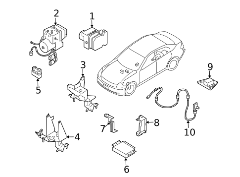 Anti-Lock Brakes for 2003 INFINITI G35 #1