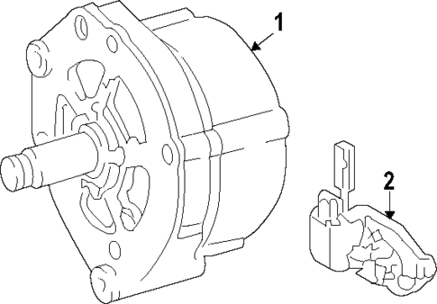 Alternator for 2006 Ford Fusion #1