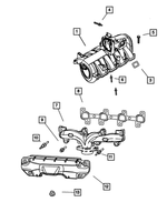 53030952AB - Engine 4.7L Eight Cylinder: Intake Manifold for Mopar Image