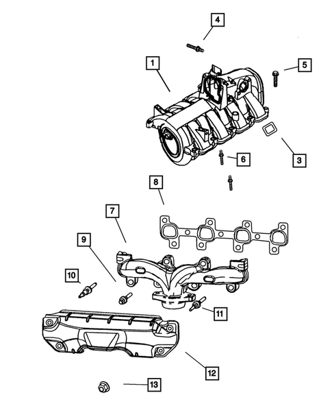 Manifolds for 2004 Dodge Dakota #0