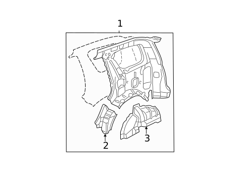 Inner Structure for 2003 Honda CR-V #0