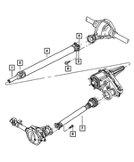 GR093377AB - Propeller Shafts and U-Joints: U-joint Kit for Chrysler: Aspen | Dodge: Durango, Ram 1500, Ram 2500, Ram 3500 | Jeep: Wrangler Image