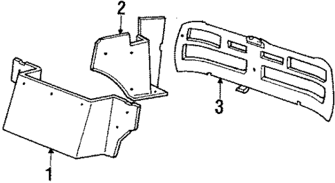 Interior Trim for 1985 Mitsubishi Galant #2