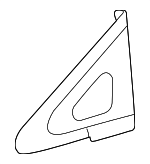 621100E010 - : Fixed Glass for Lexus: RX350, RX450h Image