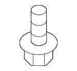 WHT009012B - Body: Overslam Bumper Bolt for Audi: A4 Quattro, A5 Quattro, A8 Quattro, Q4 e-tron, Q4 e-tron Sportback, S4, S5, S8 Image