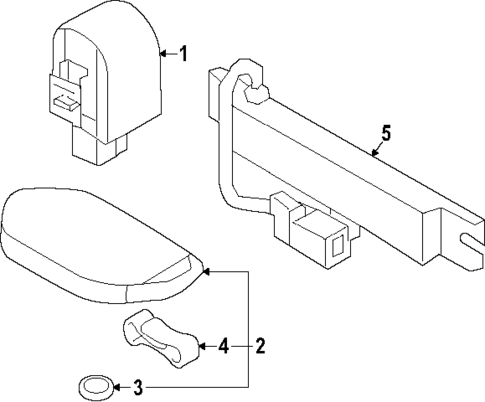 Keyless Entry Components for 2025 Kia EV9 #0