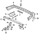 25514874 - Body: Molding for Buick: Electra, LeSabre Image