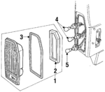 D9AZ13404B - Electrical: Tail Lamp Assembly for Ford: Country Squire, LTD, LTD Crown Victoria Image