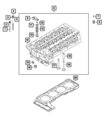 68188068AA - 3.0L Turbo Diesel; Engine: Bolt And Washer for Ram: ProMaster 1500, ProMaster 2500, ProMaster 3500 Image