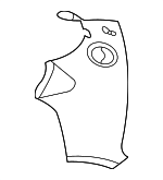 SJ16BD5AC - Body: Rear Pillar Trim for Chrysler: Town &amp; Country | Dodge: Caravan, Grand Caravan Image