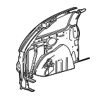 5028267AA - Body: Lower Trim Panel Bracket for Chrysler: Town &amp; Country, Voyager | Dodge: Caravan, Grand Caravan Image