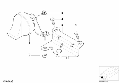 Horn for 2003 BMW M3 #0