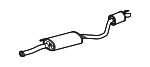 1743031F60 - Exhaust: Muffler &amp; Pipe for Lexus: RX350L Image