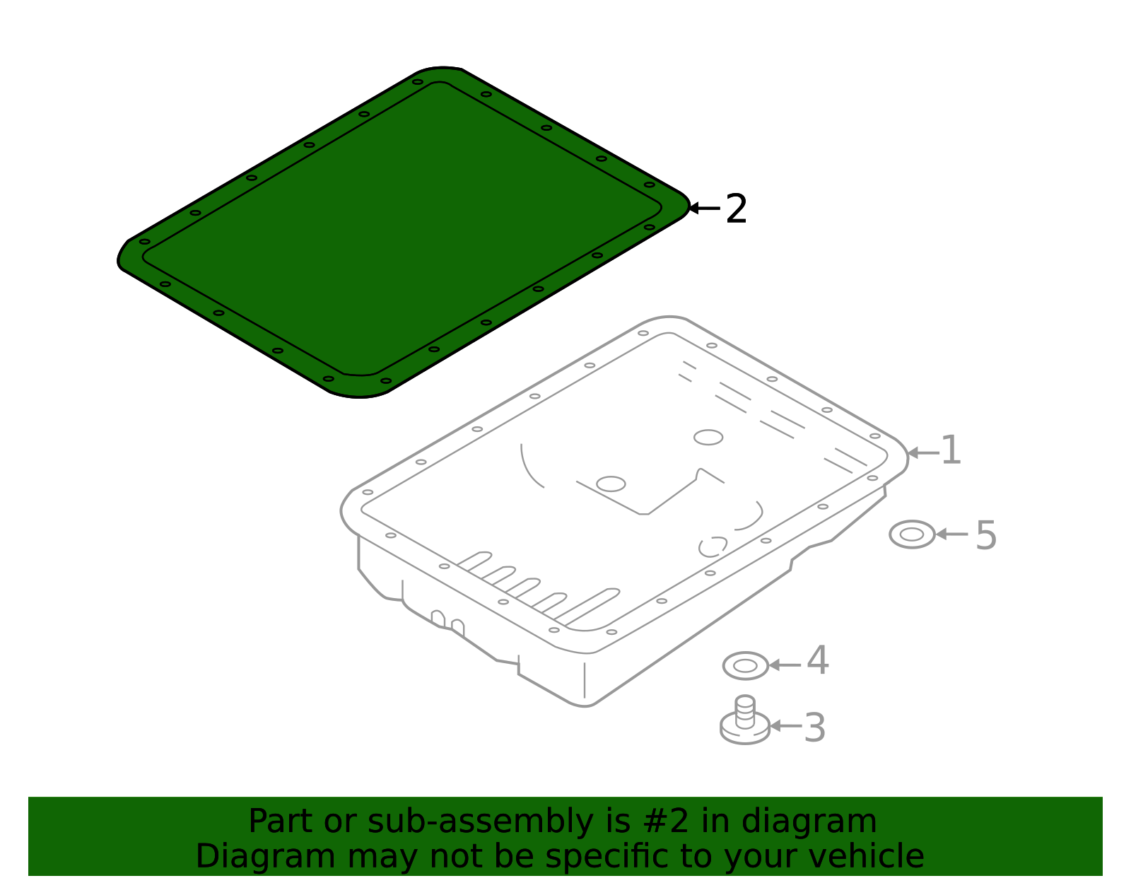 31397-EZ00A - Pan Gasket 2016-2019 Nissan TITAN XD | Official