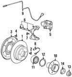 33411095768 - : Hub for BMW: 318ti Image