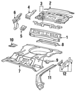 10204948 - Body: Energy Absorber for Chevrolet: Lumina, Monte Carlo | Pontiac: Grand Prix Image