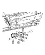 4809603AC - Emission Systems: Vapor Canister Bracket for Mopar Image