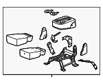 20833385 - Body: Seat Assembly for Chevrolet: Silverado 1500, Silverado 2500 HD, Silverado 3500 HD | GMC: Sierra 1500, Sierra 2500 HD, Sierra 3500 HD Image