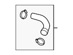 PAB145737A - Cooling System: Lower Press Hose for Porsche Image
