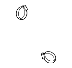 N10735901 - Cooling System: Lower Press Hose Clamp for Porsche Image