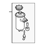 32416752963 - Steering: Reservoir Assembly for BMW: 525i, 530i, 545i, 645Ci, 745i, 745Li, 750i, 750Li, 760i, 760Li Image