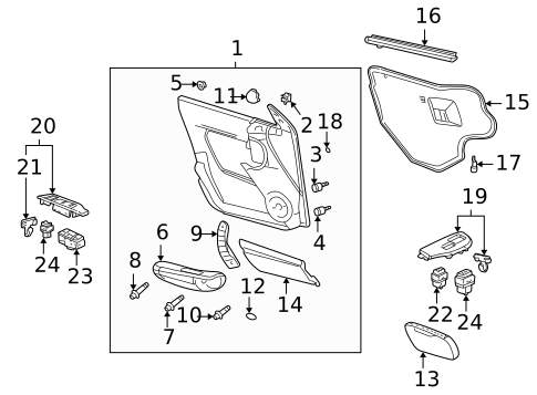 Mirrors for 2002 Pontiac Aztek #0