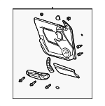 89040037 - Body: Door Trim Panel for Pontiac: Aztek Image