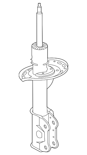 LB5Z18124W - : Shock Absorber Assembly for Ford: Explorer Image