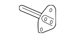 82280T7AJ01 - Body: Folding Seat Lock Striker for Honda Image