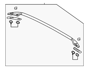 93185955 - : Roof Rail for Saab: 9-3X Image