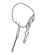 16797038027G26 - Body: Headrest, Outer for Mercedes-Benz Image