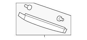 22865528 - : Part# 22865528 Lower Radiator Air Baffle for Chevrolet: Malibu | GMC: Acadia Image