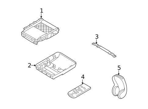 Entertainment System Components for 2008 Kia Sedona #0