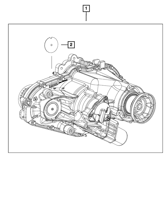 R8454628AB - MP3023; 2 Speed Transfer Case: Transfer Case for Mopar Image image