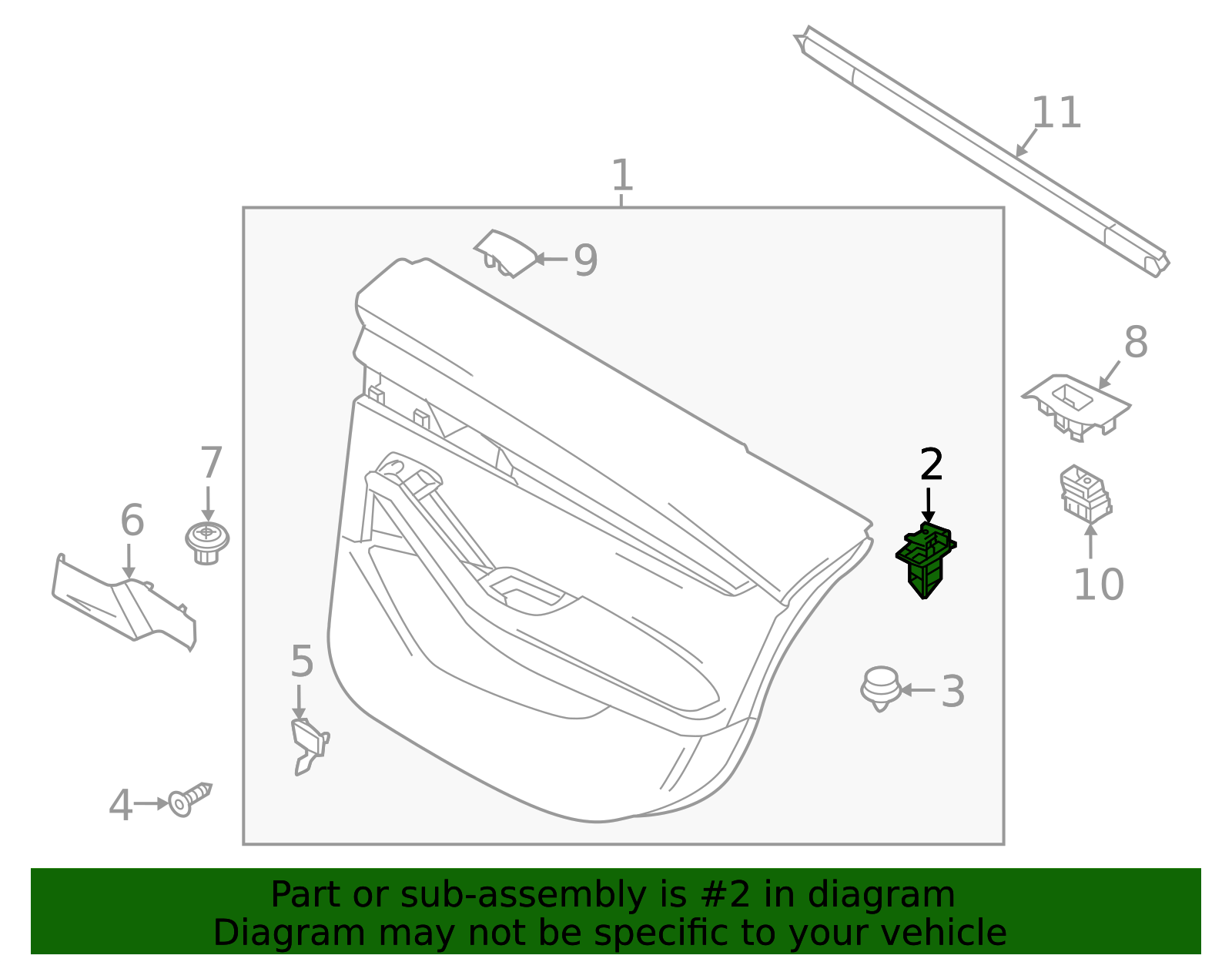 BCJH-68-AB1 - Door Trim Panel Fastener - 2019-2025 Mazda | Mazda Swag