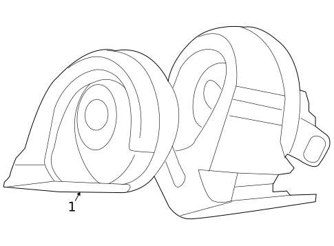 Horn for 2012 Ram 2500 #0