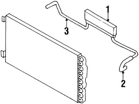 Trans Oil Cooler for 2000 Chrysler Sebring #0