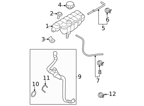 Coolant Reservoir for 2025 Ford F-150 #0